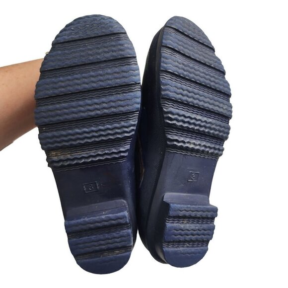 Joules Tall Rain Boots R Welly Print Navy Blue Floral Waterproof Women's 5 - Picture 13 of 13